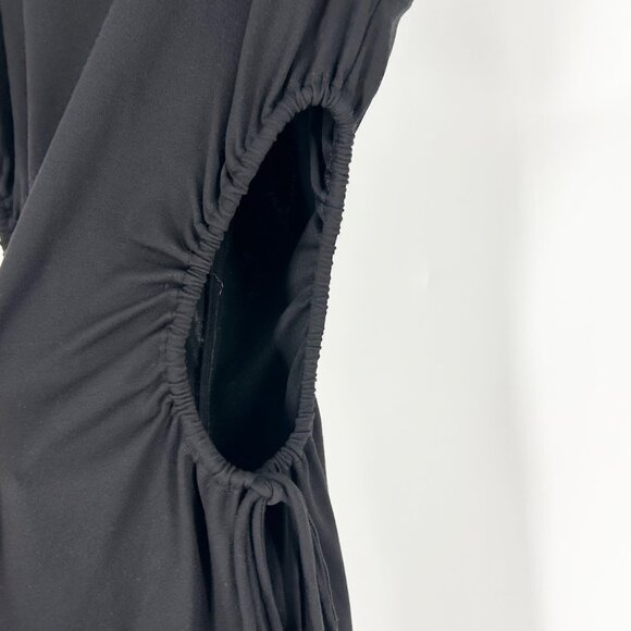 NWT A.L.C. Syna Black Cutout Midi Dress - Picture 6 of 11